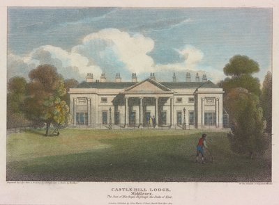 Castle Hill Lodge, Middlesex door William George Moss