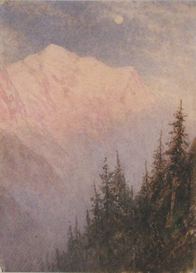 Mont Blanc door William Gersham Collingwood