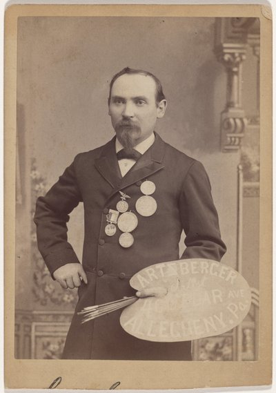 Portret van een man, begin 20e eeuw (foto) door William H. Artzberger