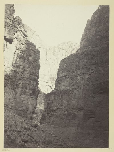 Kalksteenwanden Kanab Wash, Colorado-rivier door William H. Bell