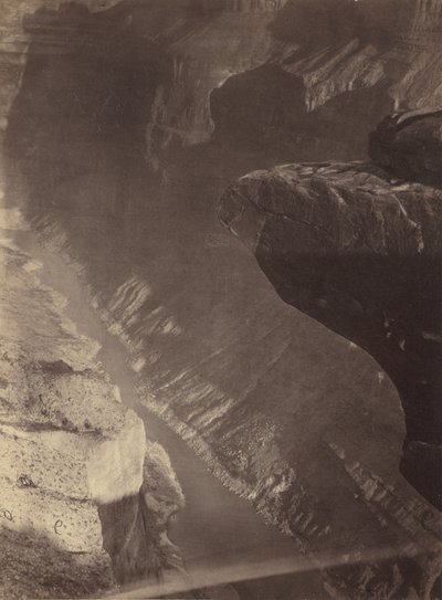 Kijkend naar het zuiden in de Grand Canyon, Colorado River, Sheavwitz Crossing door William H. Bell