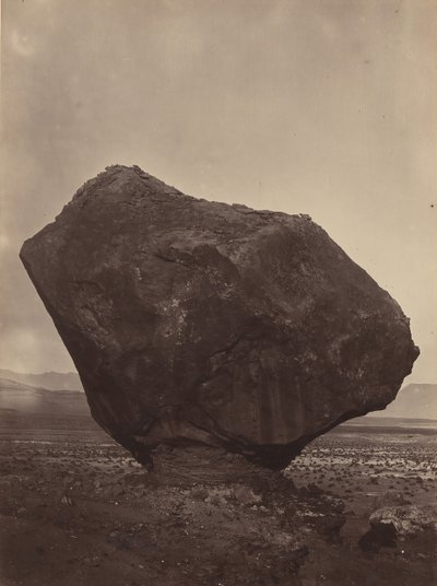 Perched Rock, Rocker Creek, Arizona door William H. Bell