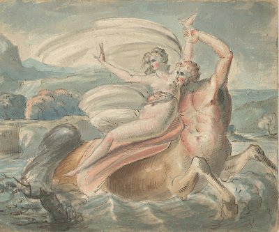 De Ontvoering van Deianira, 1770-80 door William Hamilton