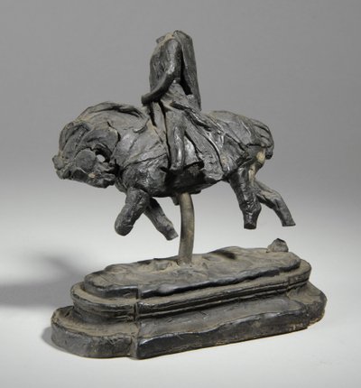 Maquette voor een ruiterstandbeeld van Edward I, c.1893 door William Hamo Thornycroft