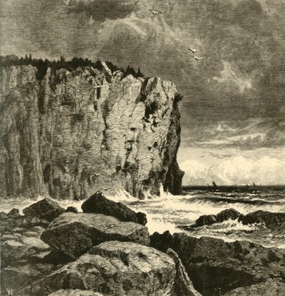 Klip bij Beaver Bay door William Hart