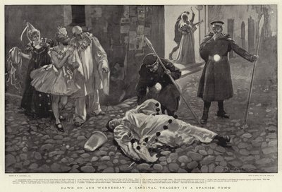 Dageraad op Aswoensdag, een carnavalsdrama in een Spaanse stad door William Hatherell