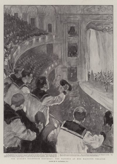 De tachtigste verjaardag van de koningin, de matinee in Her Majesty