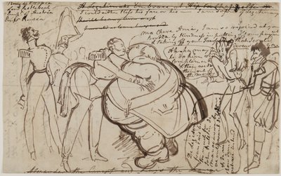 Een Kus op het Congres, 1818 door William Heath