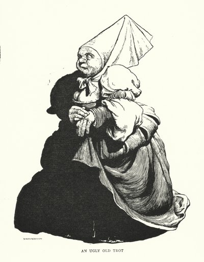 Een lelijke oude vrouw door William Heath Robinson