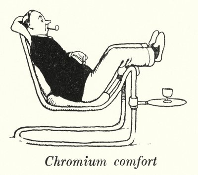 Chroom comfort door William Heath Robinson