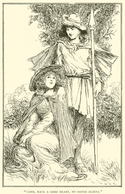 Kom, heb een goed hart, mijn zus Aliena door William Heath Robinson