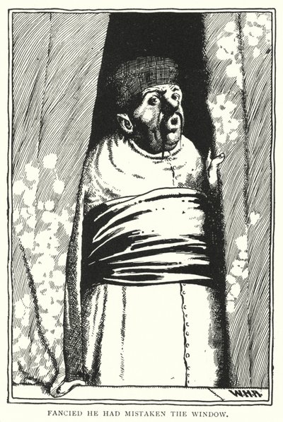 Dacht dat hij het raam had vergist door William Heath Robinson