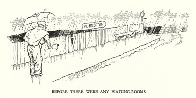 Illustratie voor Railway Ribaldry door W Heath Robinson door William Heath Robinson