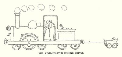Illustratie voor Railway Ribaldry door W Heath Robinson door William Heath Robinson