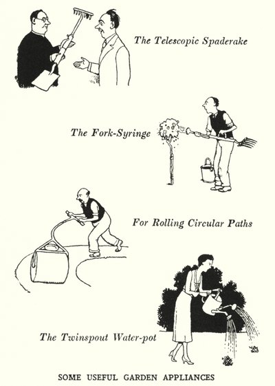 Enkele Nuttige Tuinapparaten door William Heath Robinson