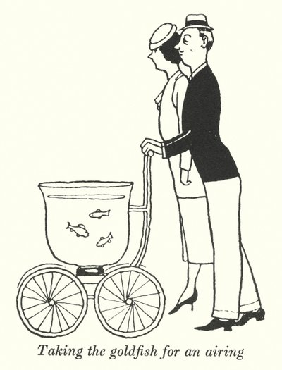 De goudvis luchten door William Heath Robinson