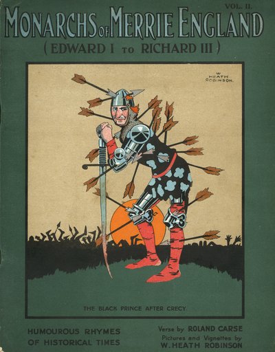 De Zwarte Prins na de Slag bij Crécy door William Heath Robinson
