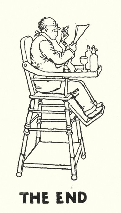 Het einde door William Heath Robinson