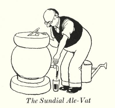De Zonnewijzer Ale-Vat (litho) door William Heath Robinson