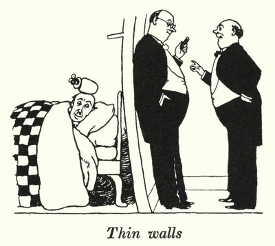 Dunne muren door William Heath Robinson