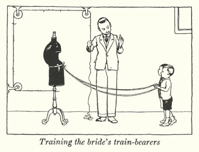 De bruidstrainers trainen door William Heath Robinson