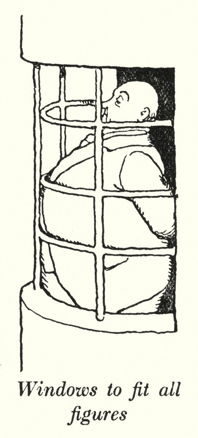 Ramen passend bij alle figuren door William Heath Robinson