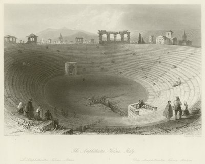 Arena van Verona door William Henry Bartlett