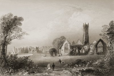 Augustijner Abdij in Adare, County Limerick, Ierland, uit 
