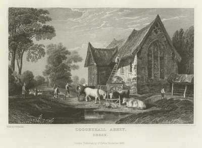 Coggeshall Abbey, Essex door William Henry Bartlett