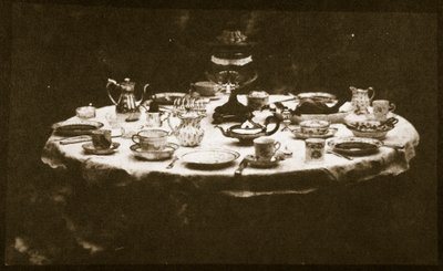 Een elegant gedekte tafel, c.1841 door William Henry Fox Talbot