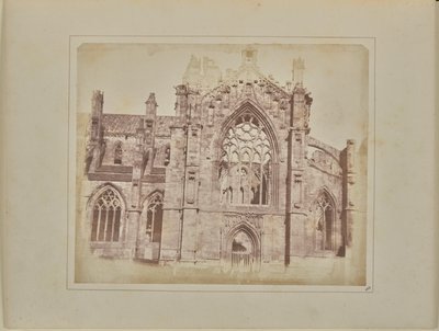 Melrose Abdij door William Henry Fox Talbot