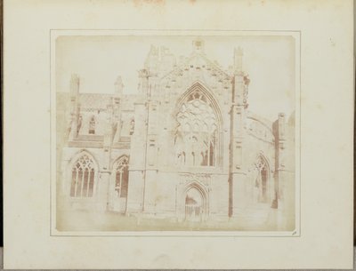 Melrose Abdij door William Henry Fox Talbot