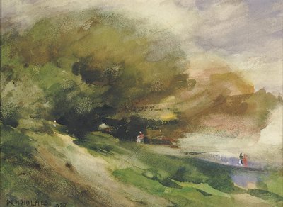 De schaduwrijke wandeling door William Henry Holmes