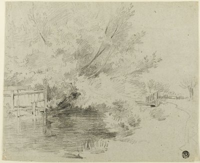 Op de pier door William Henry Hunt