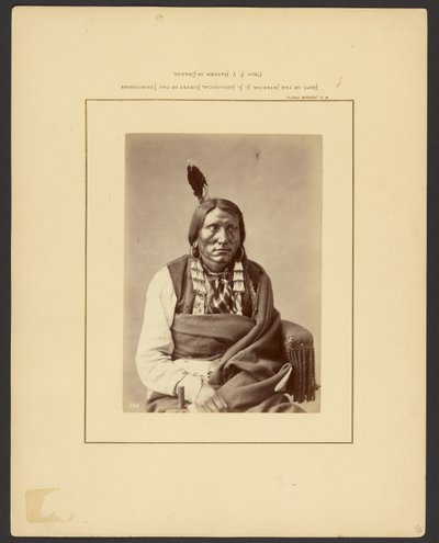 [Charge on the Hauk - (Brulé Dakota)]. door William Henry Jackson