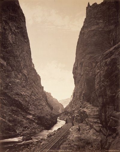 De Koninklijke Kloof, Grand Cañon van de Arkansas door William Henry Jackson