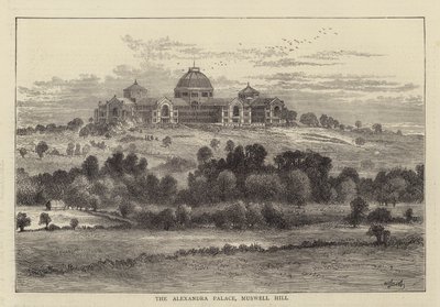 Het Alexandra Palace, Muswell Hill door William Henry James Boot