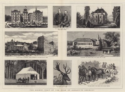 Het recente bezoek van de hertog van Albany aan Duitsland door William Henry James Boot