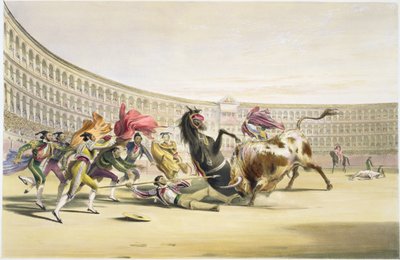 De Picador in Gevaar, 1865 door William Henry Lake Price