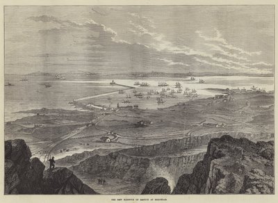 De nieuwe haven van toevlucht in Holyhead door William Henry Pike