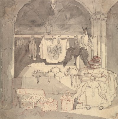 Poelierswinkel door William Henry Pyne