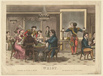 Whist, 1825 door William Henry Pyne