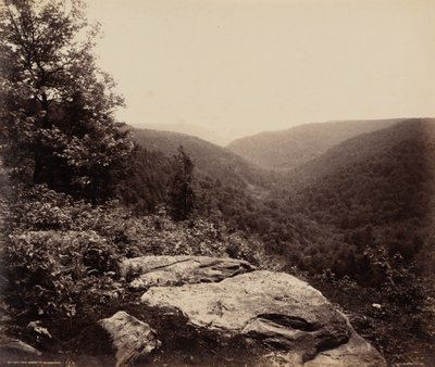 Cliff View, Top of Alleghenies, ca. 1895 (foto) door William Herman Rau