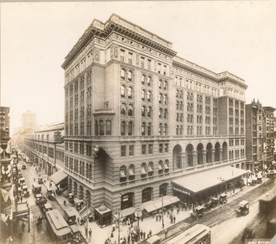 Market Street op 12th, 1912 (fotografische afdruk) door William Herman Rau