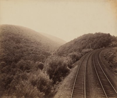 Musconetcong Bocht, ca. 1895 (foto) door William Herman Rau