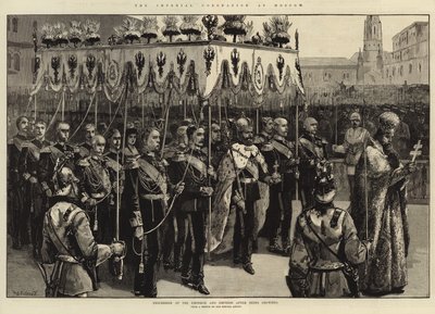 Processie van de Keizer en Keizerin (gravure) door William Heysham (after) Overend