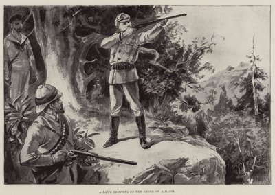 Een Dag Jagen aan de Kust van Albanië door William Heysham Overend