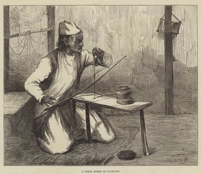 Een parelboorder van Lucknow door William Heysham Overend