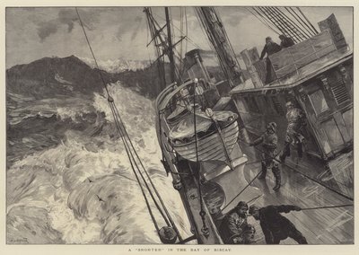 Een Snorter in de Baai van Biscay door William Heysham Overend
