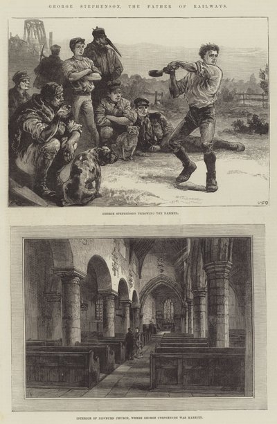 George Stephenson, de vader van de spoorwegen door William Heysham Overend